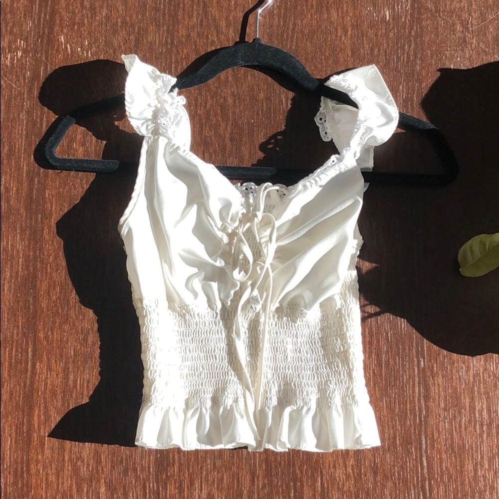 White Blouse Top